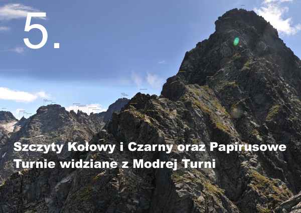 Kołowy Szczyt z Modrej Turni